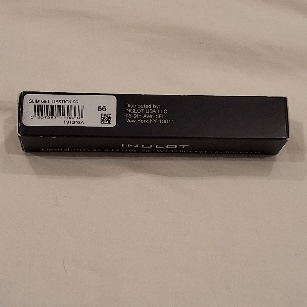 NWT Inglot Slim Gel Lipstick 66